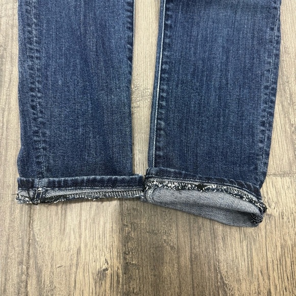 Mother The Looker Flowers From The Storm Wash Skinny Ankle Jeans 25 28” inseam - Picture 10 of 14